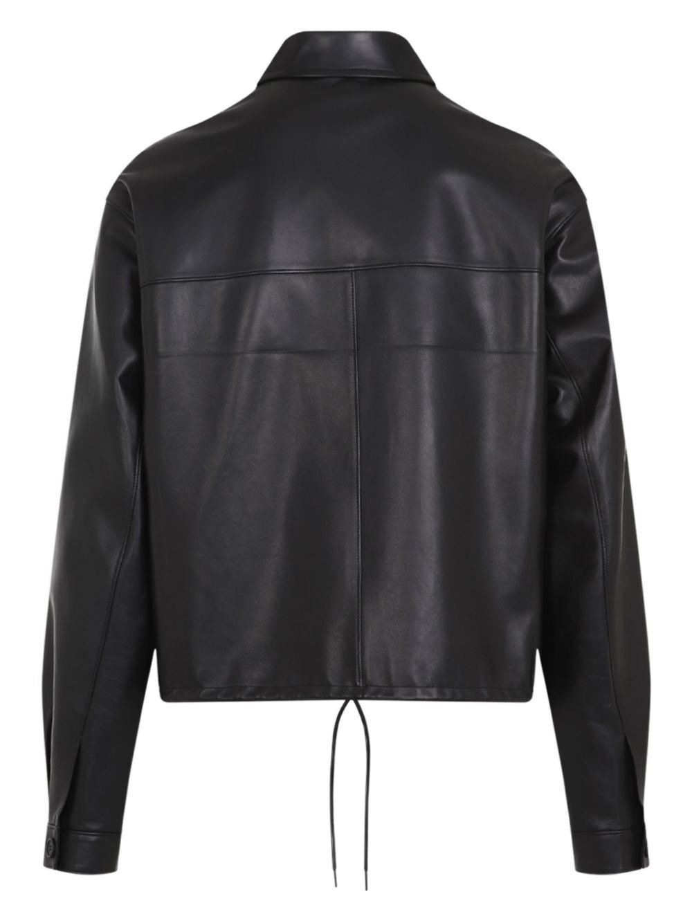 Prada Men Leather Zipper Jacket - 2