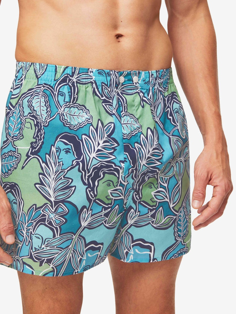 Men's Classic Fit Boxers Ledbury 57 Cotton Batiste Multi 7