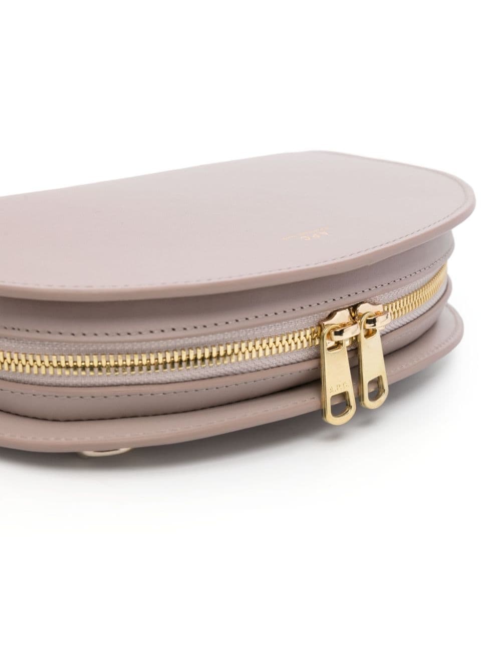Demi-Lune leather clutch bag - 4