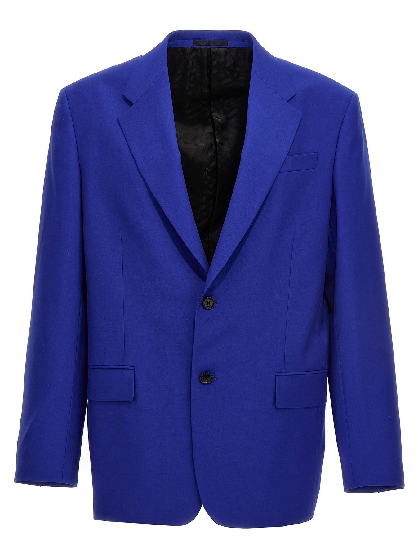 Single-Breasted Blazer Jacket Jackets Blue - 1