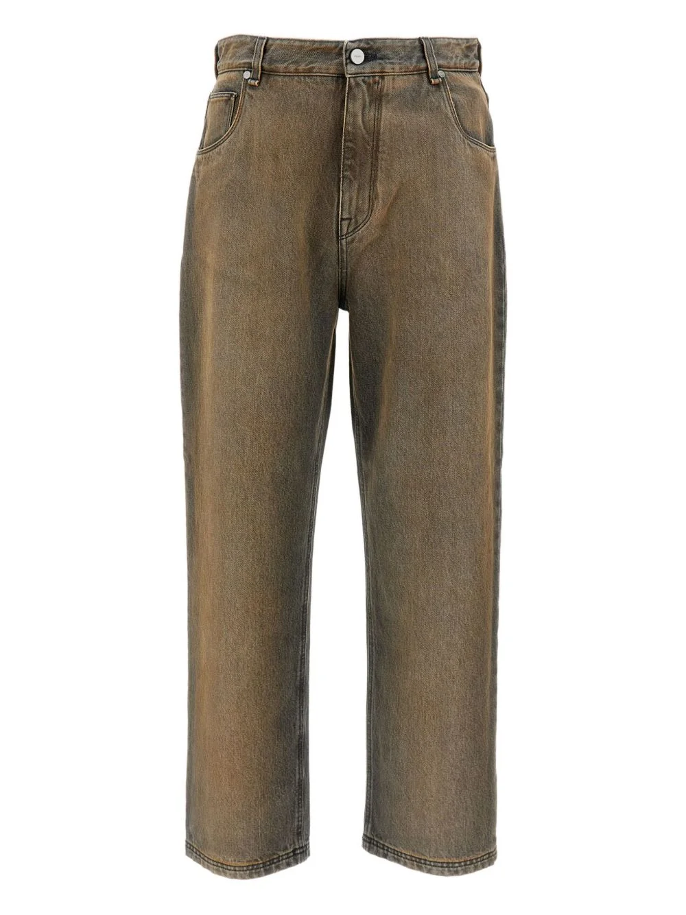 button washed jeans - 1