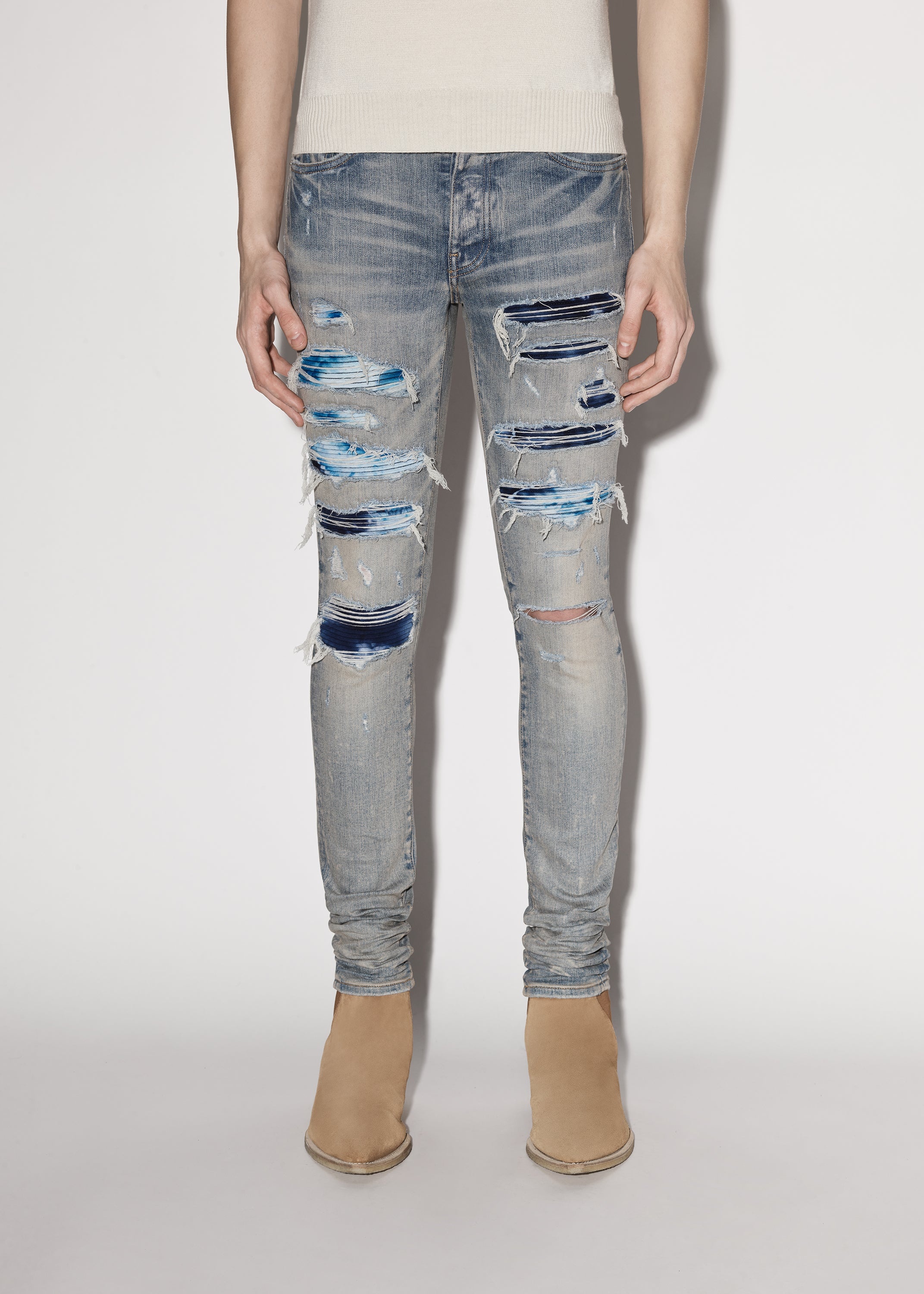 TIE DYE BANDANA THRASHER JEAN - 2