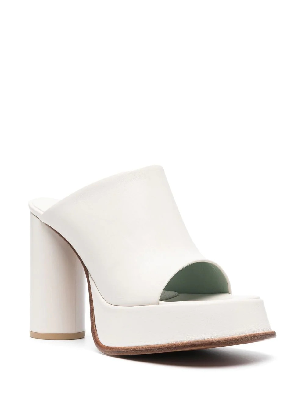 open-toe mule heels - 2