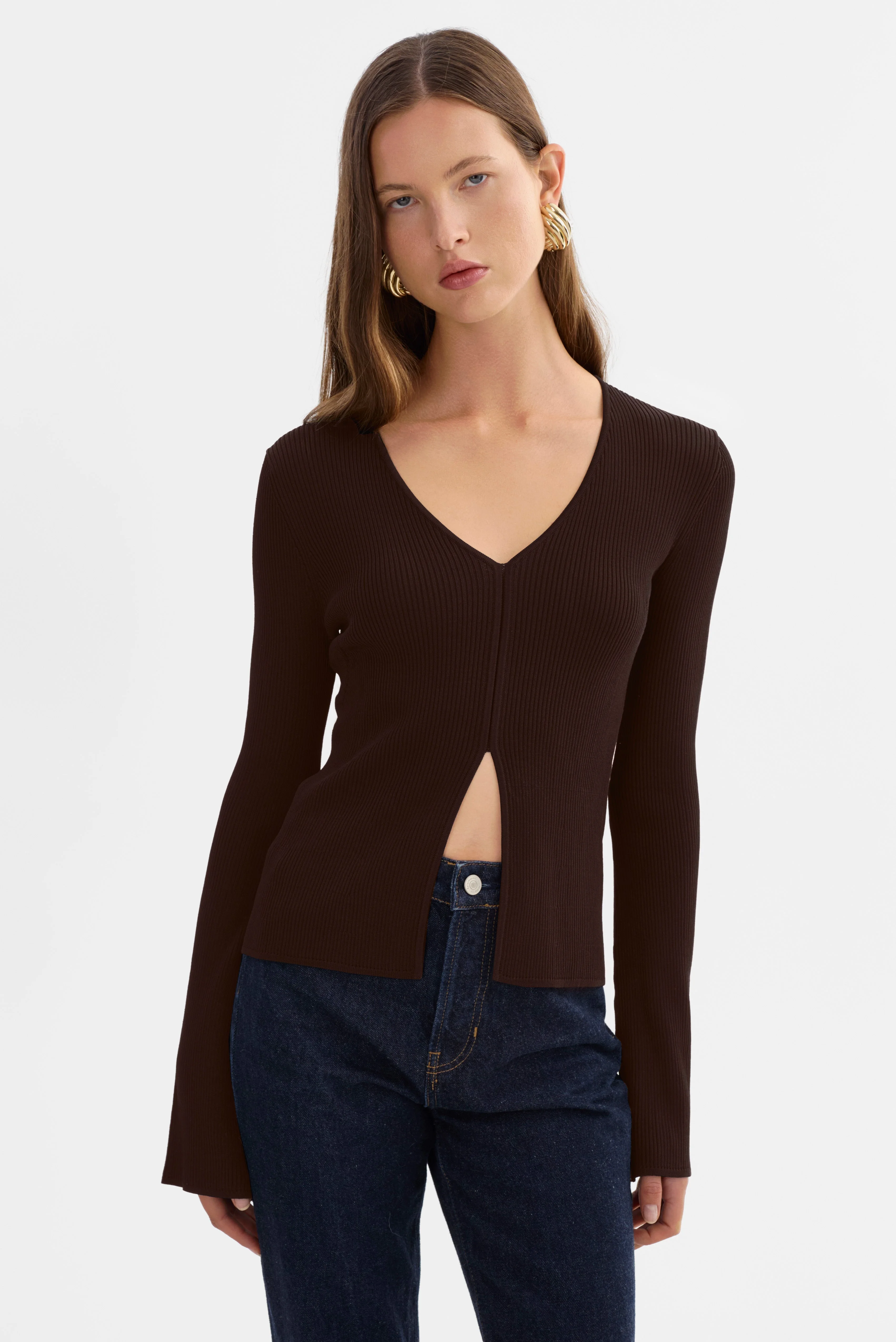 ARACELLI | Ribbed Knit Top - 1