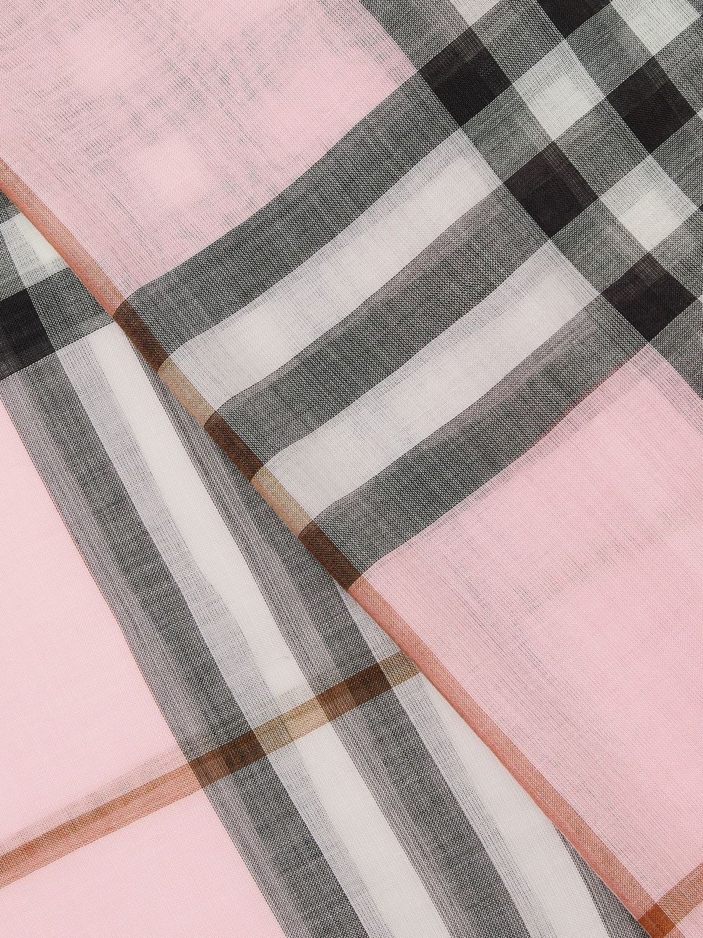 House Check patterned scarf - 4