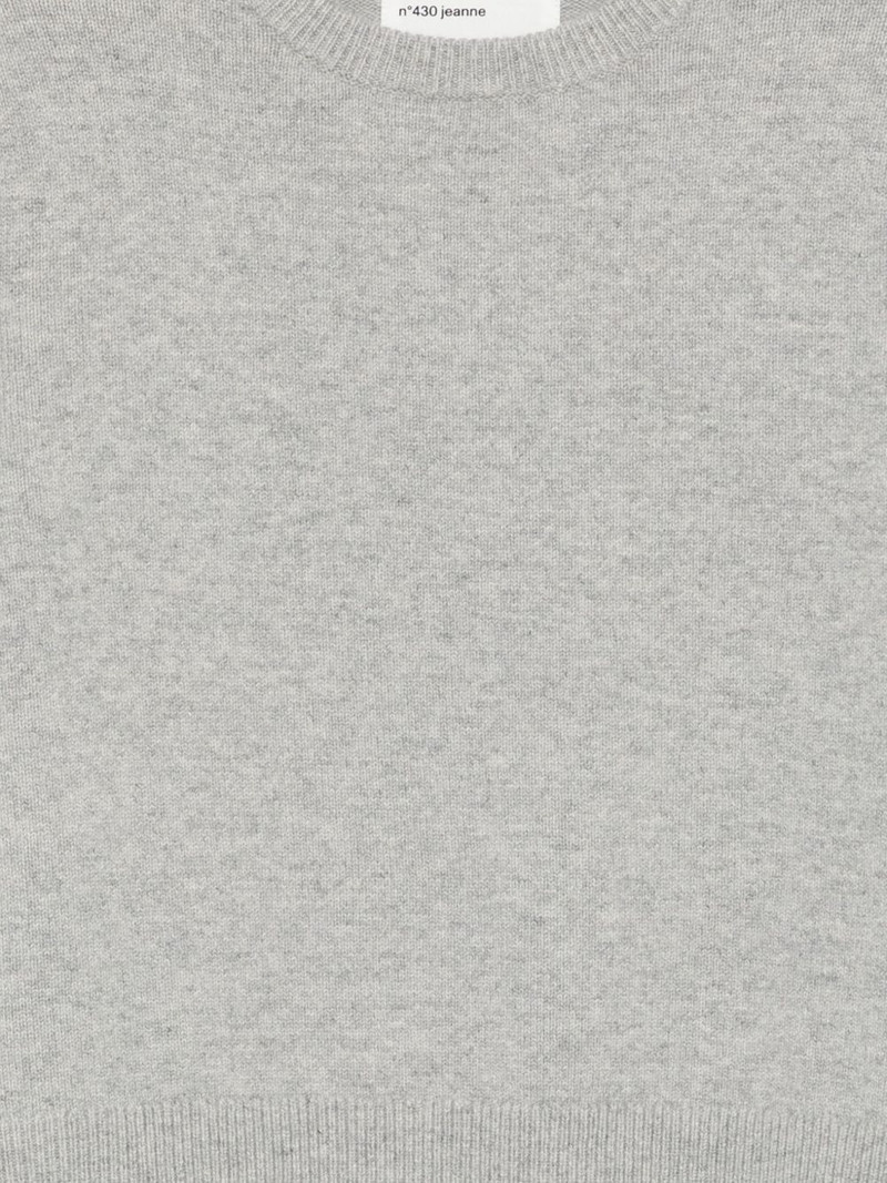 extreme cashmere crew-neck fine-knit sweater outlook