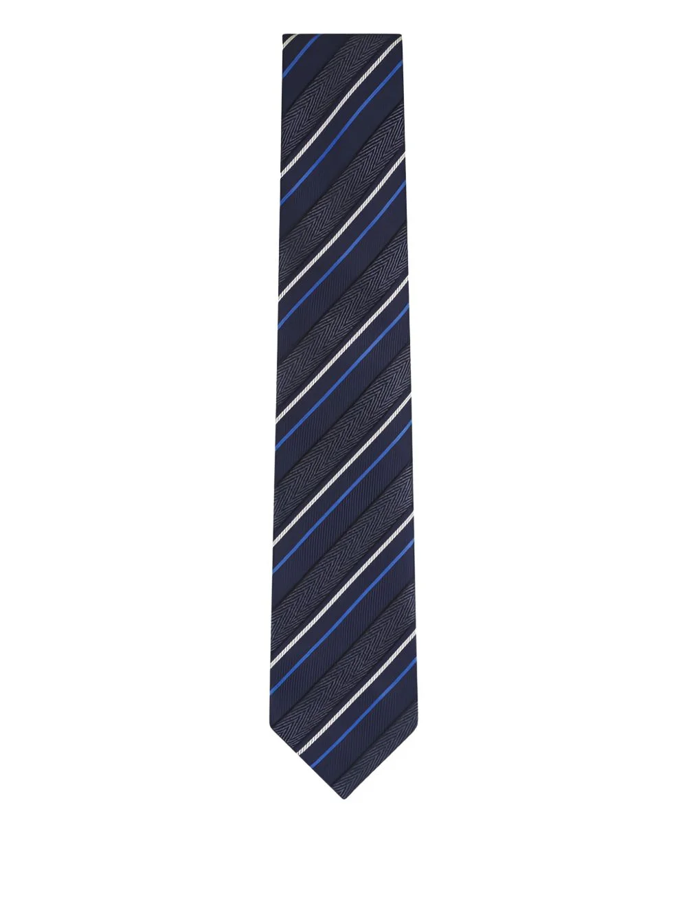 striped-pattern tie - 1