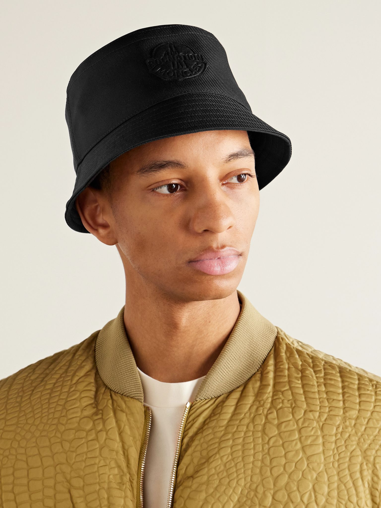 + Roc Nation by Jay-Z Logo-Appliquéd Twill Bucket Hat Black - 2