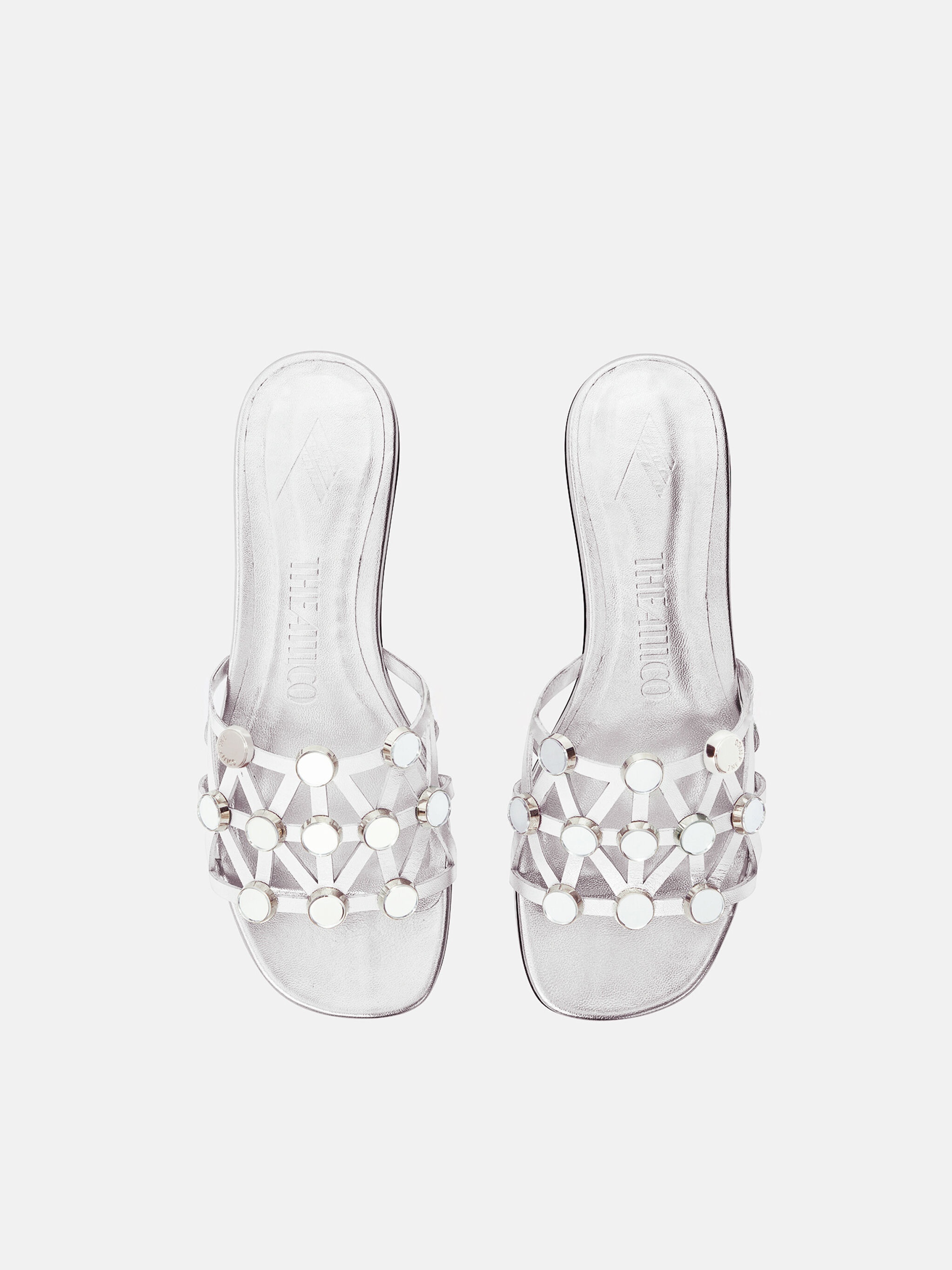 ''GRID'' SLIDE FLAT SILVER - 3