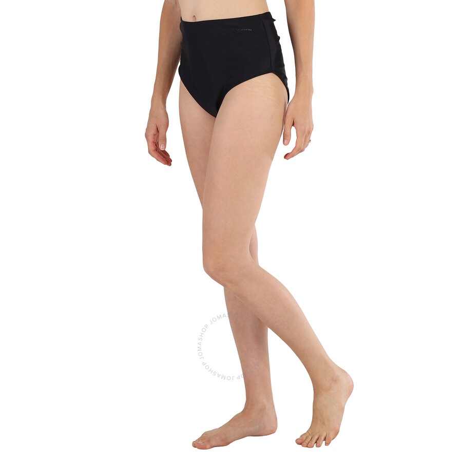 Ganni Ladies Black High-Rise Bikini Bottom - 4