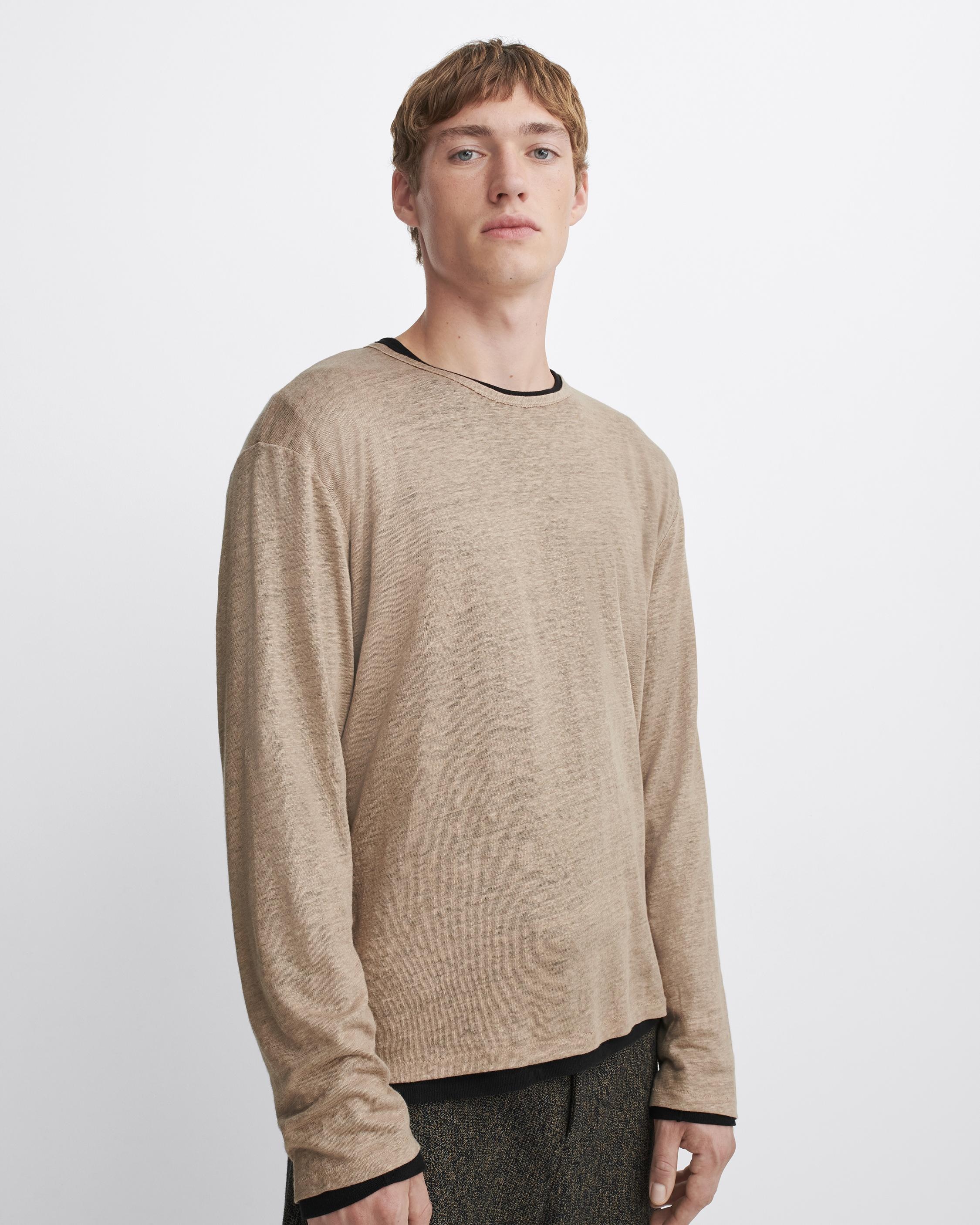 Kerwin Long Sleeve Tee
Linen T-Shirt - 2