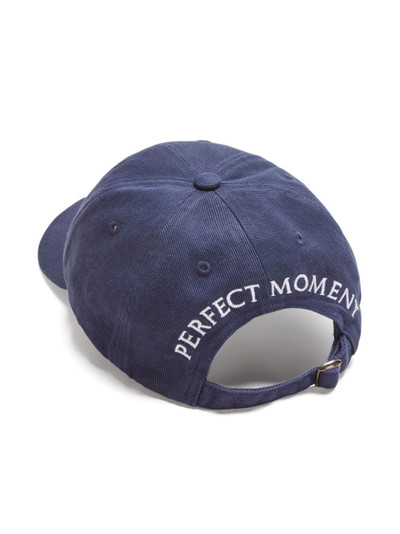 PERFECT MOMENT logo-embroidered cotton baseball cap outlook