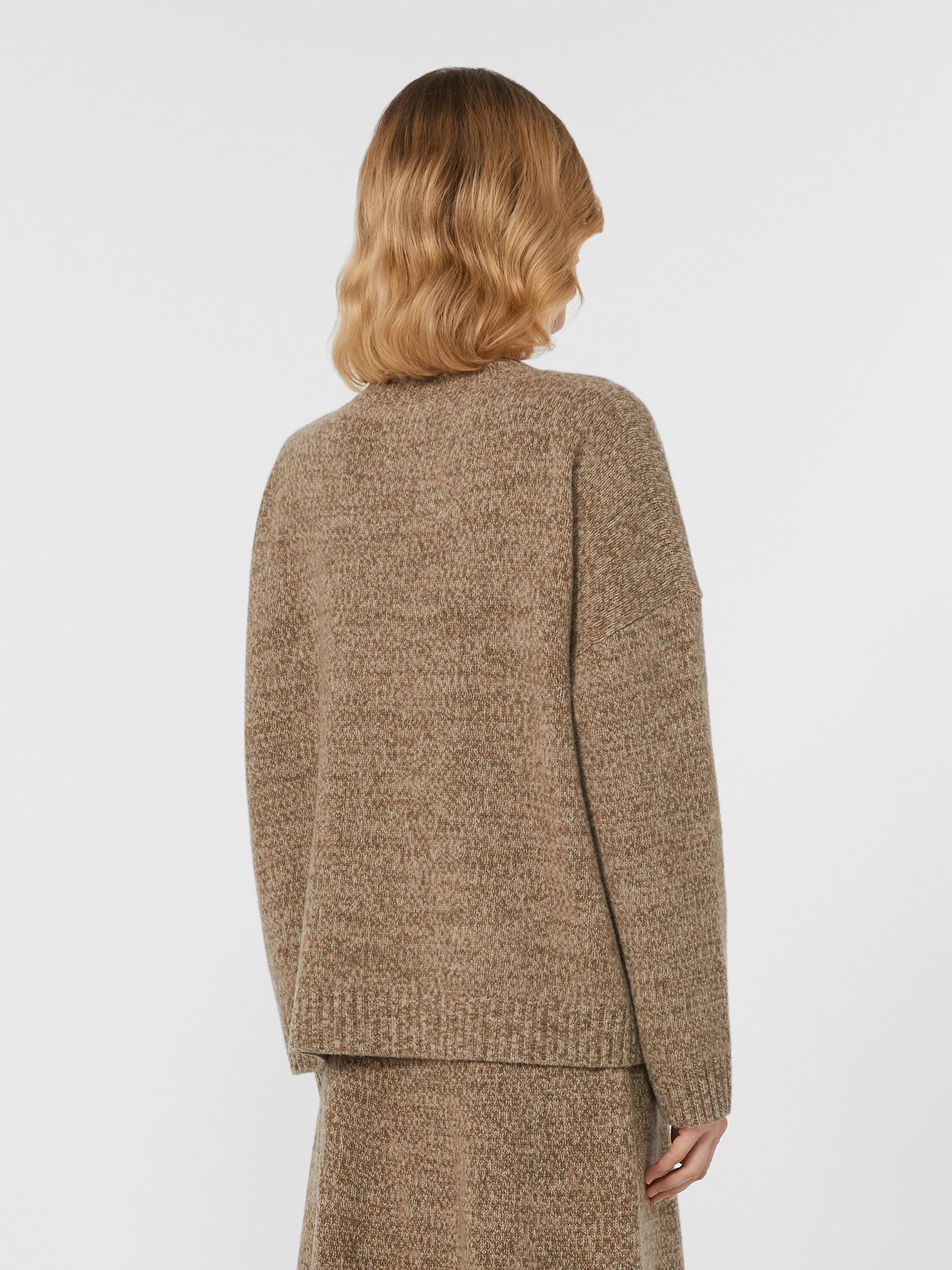 SIBARI Crew-neck cotton and wool knit jumper - 4