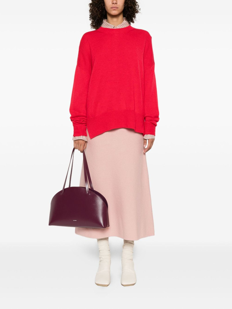 Jil Sander crew-neck cashmere sweater outlook