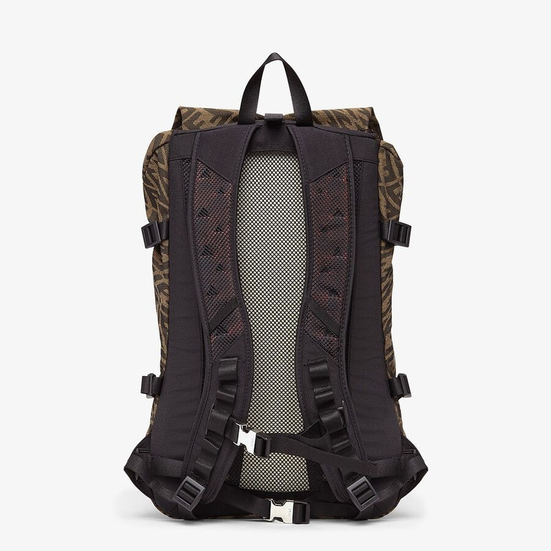 Backpack in brown FF Vertigo fabric 3