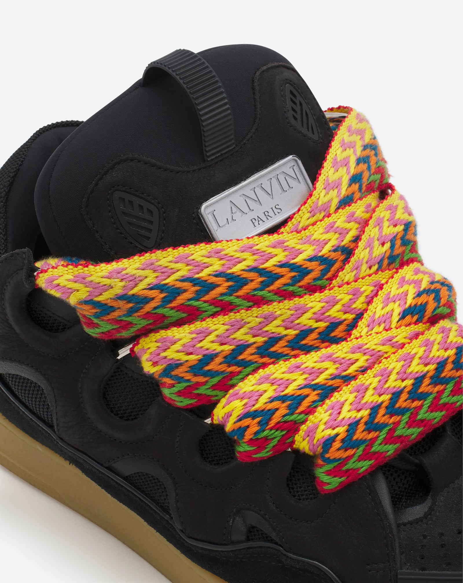 LEATHER CURB SNEAKERS - 5