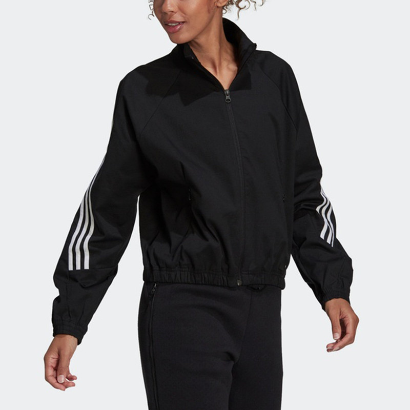 (WMNS) adidas Fi Wv Tt Jacket Black GU9684 4