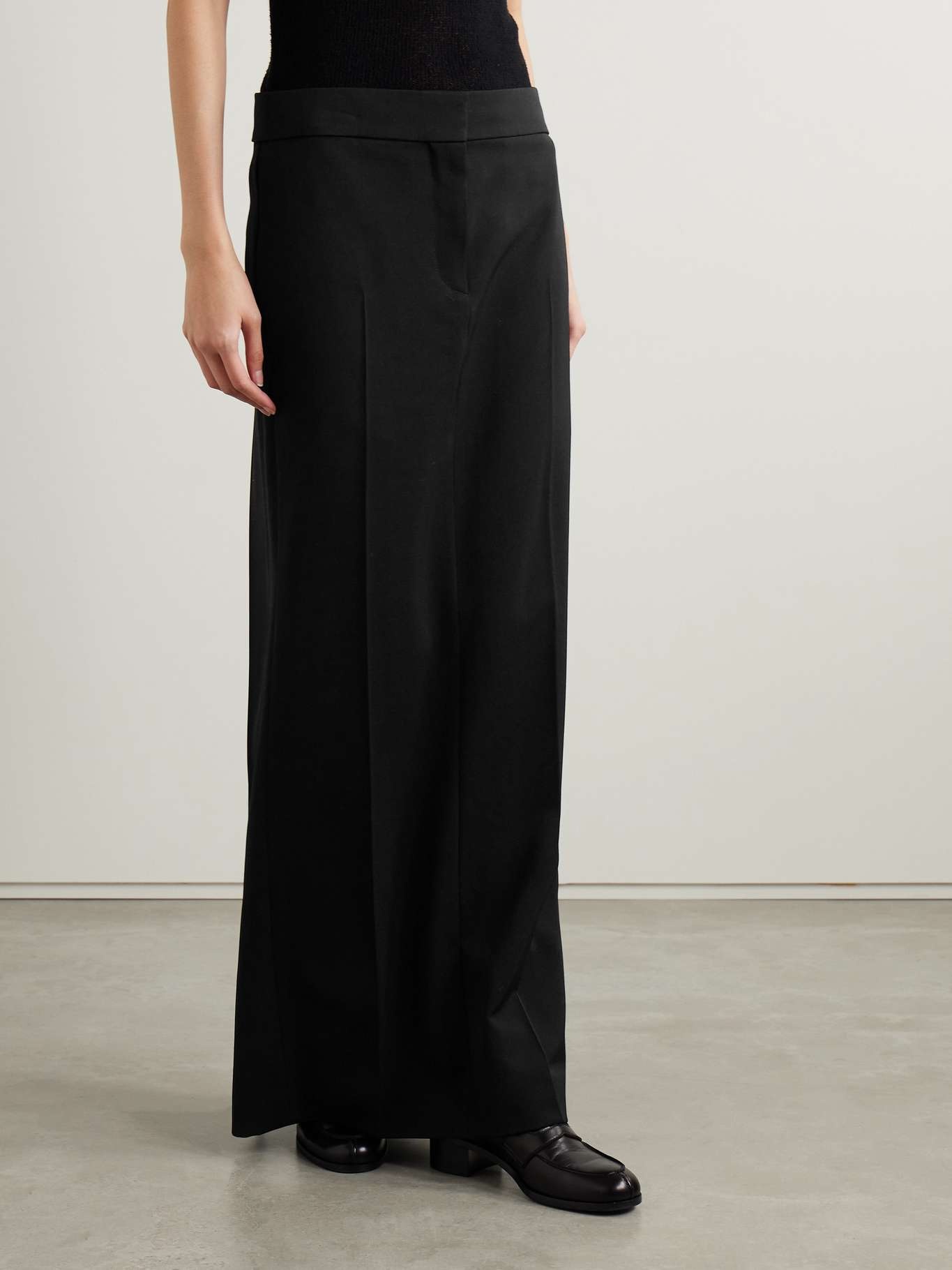 Trevy grain de poudre wool maxi skirt - 3