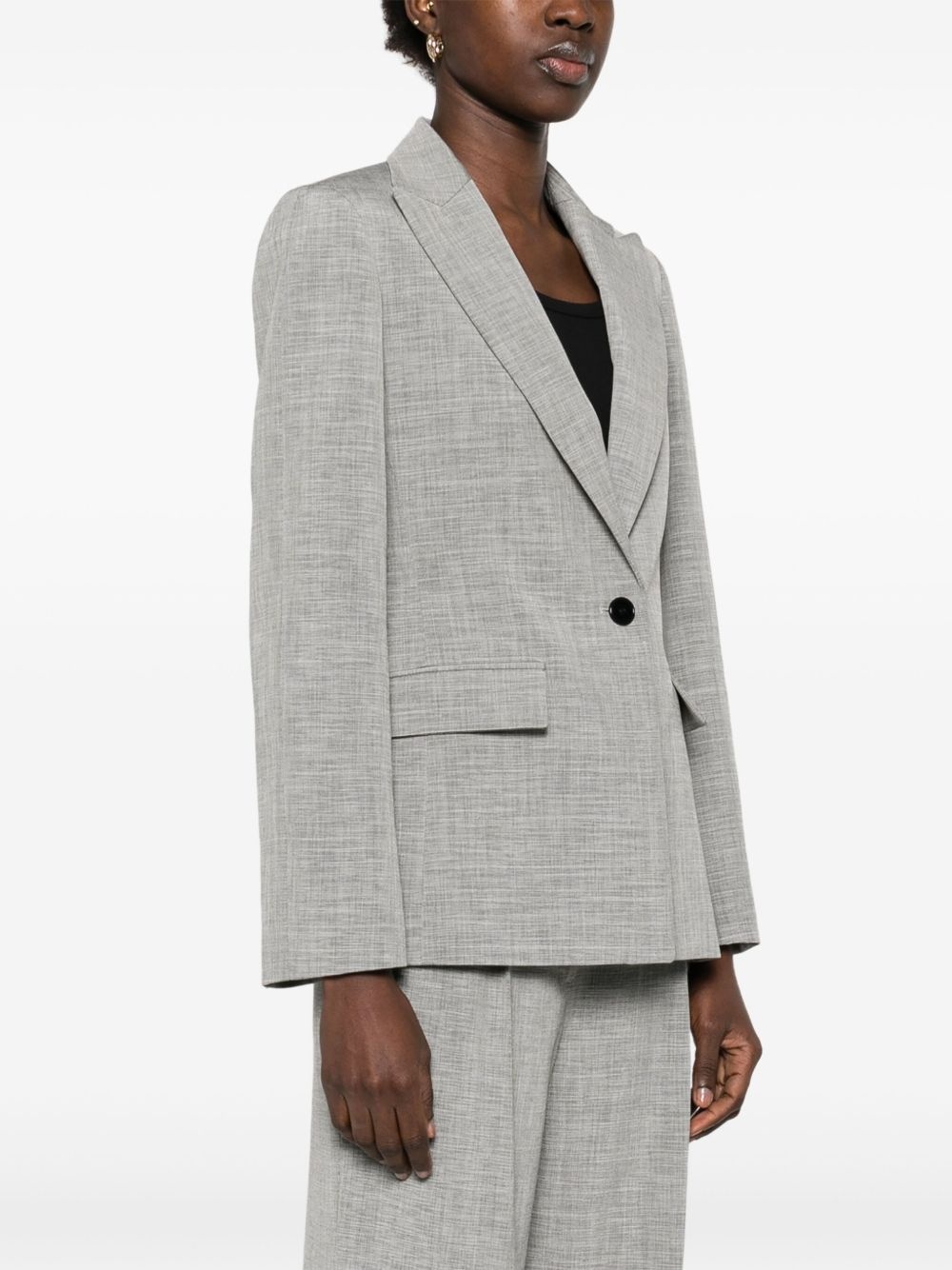 twill blazer - 3