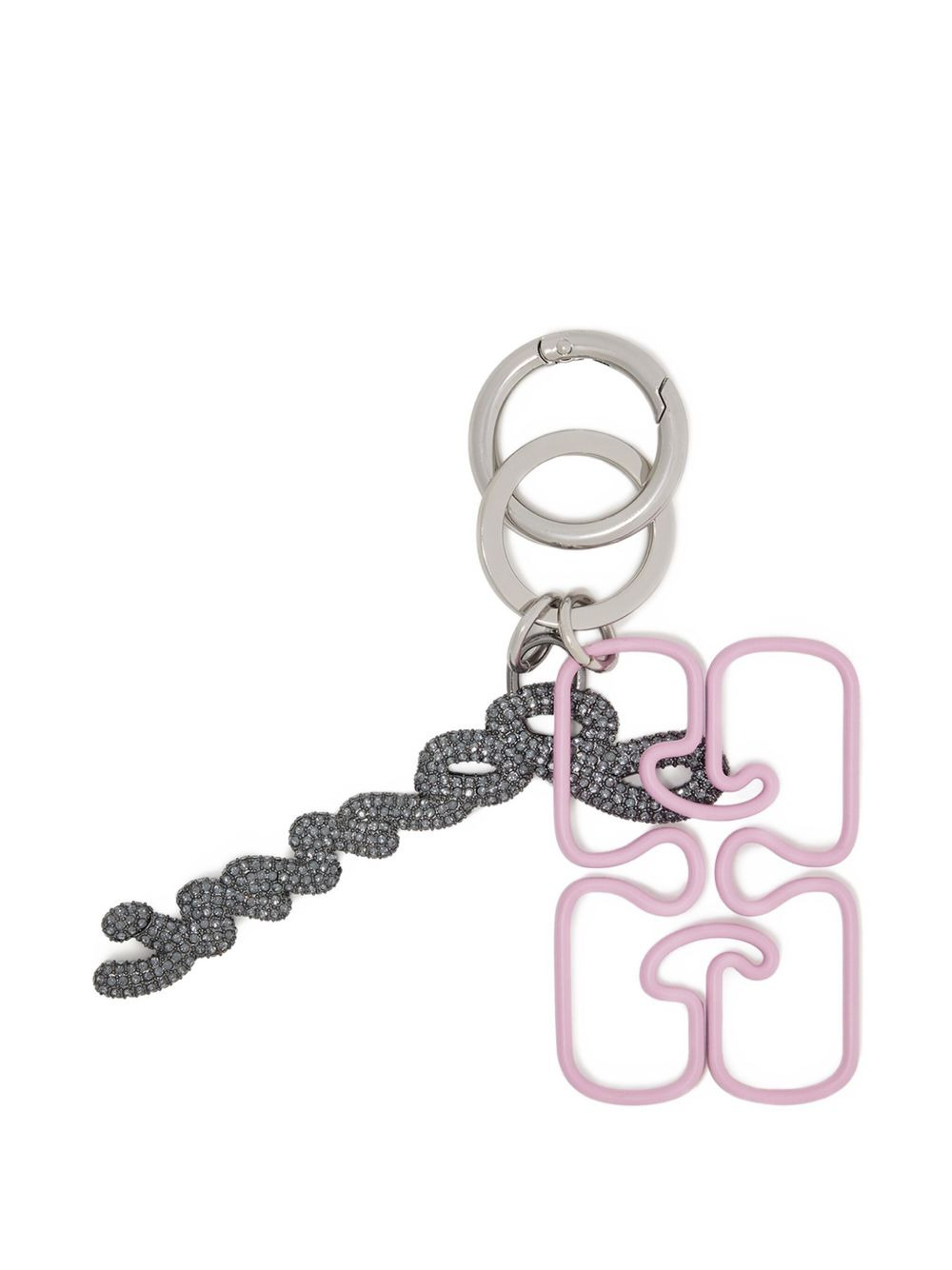 logo-plaque keyring - 3