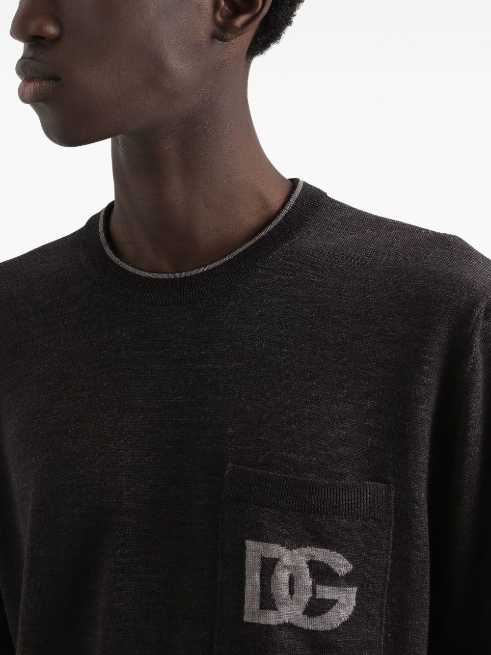 logo pocket sweater - 4