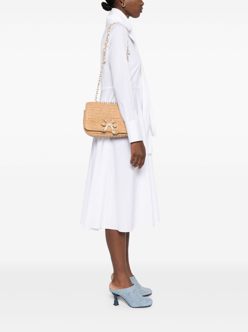 bow-detail shoulder bag - 2