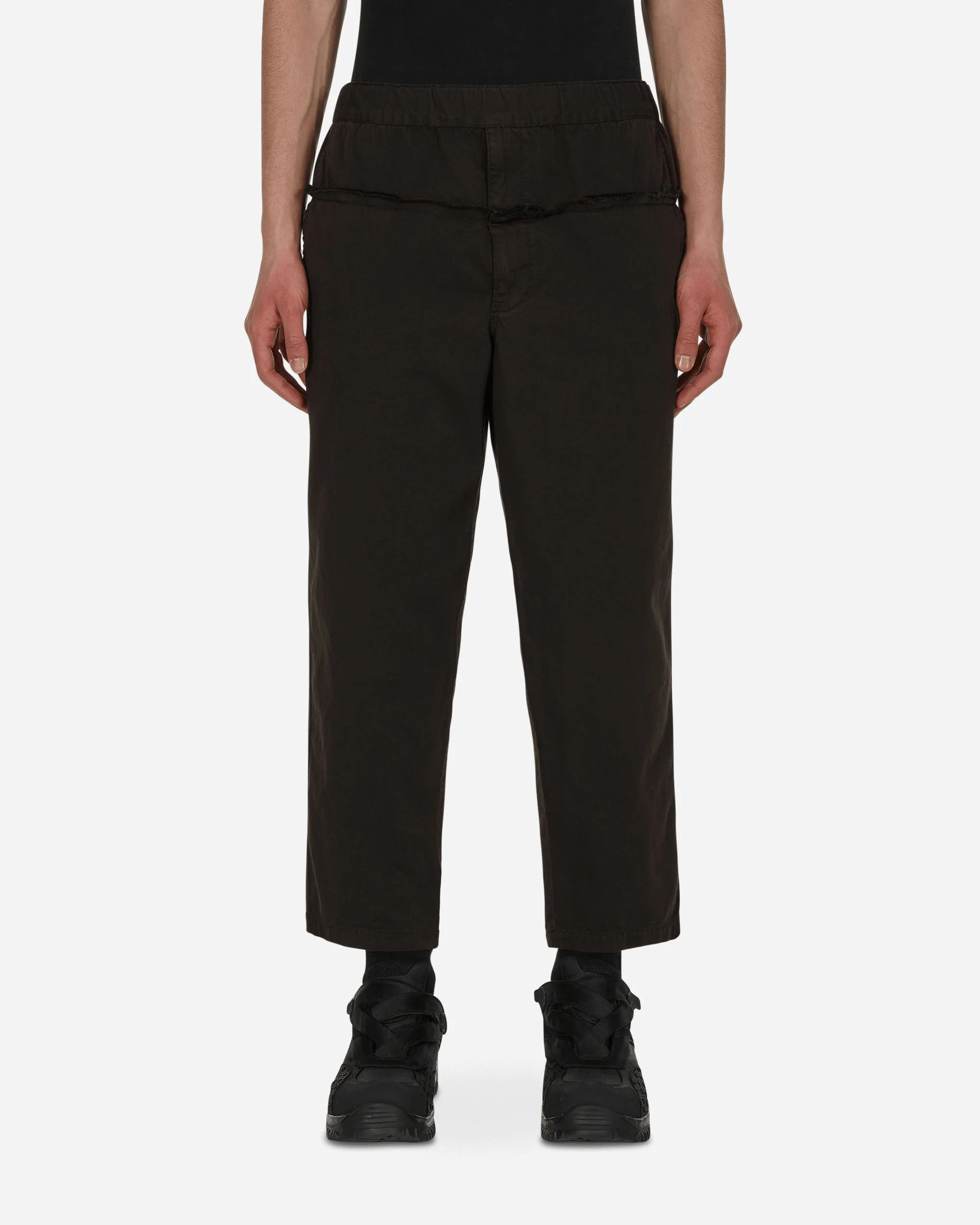 Yarn Dyed Trousers Black - 1