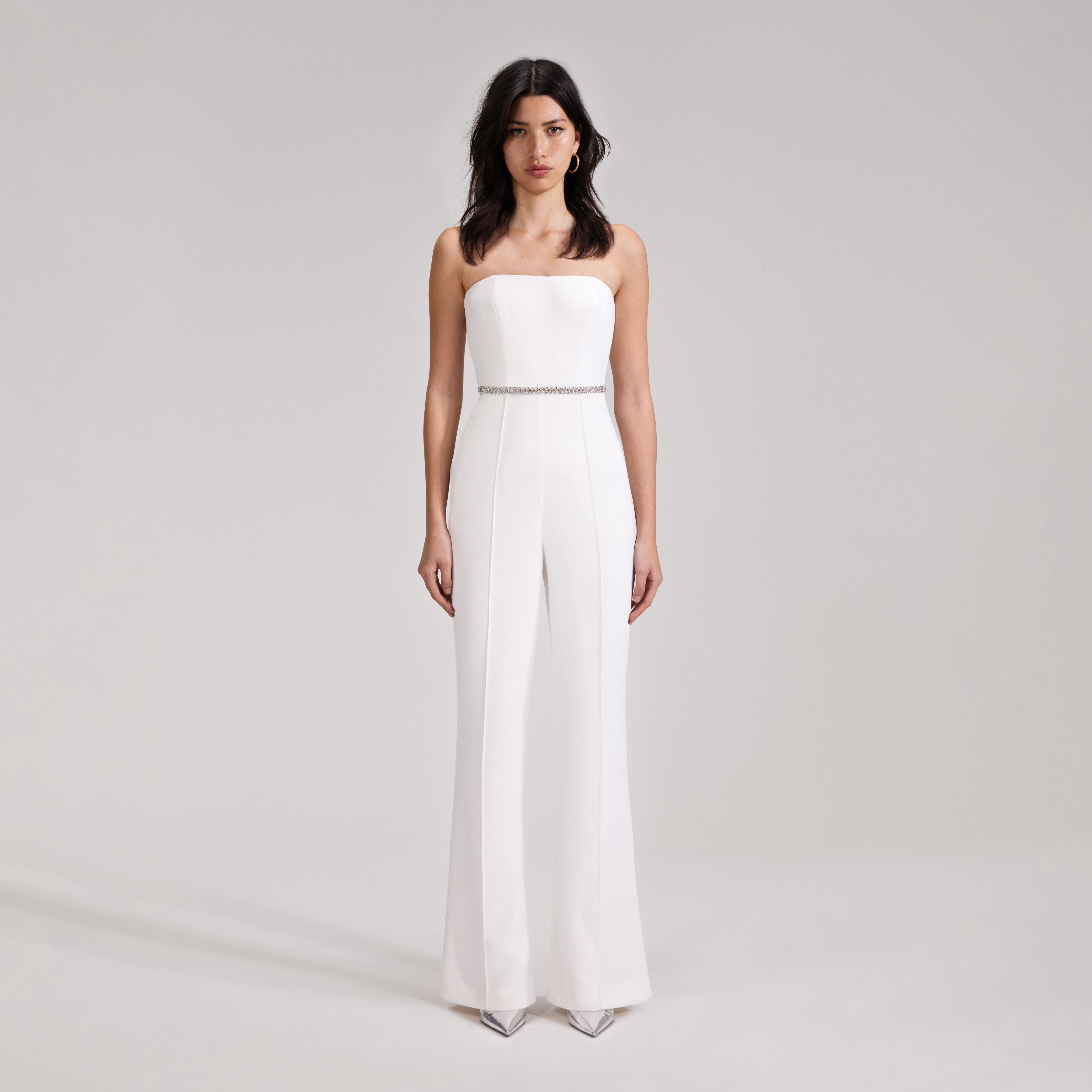 White Feather Jumpsuit - 4