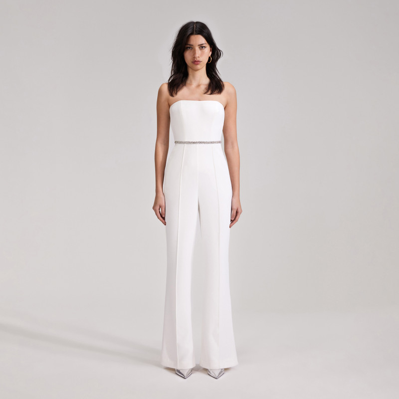 White Feather Jumpsuit 4