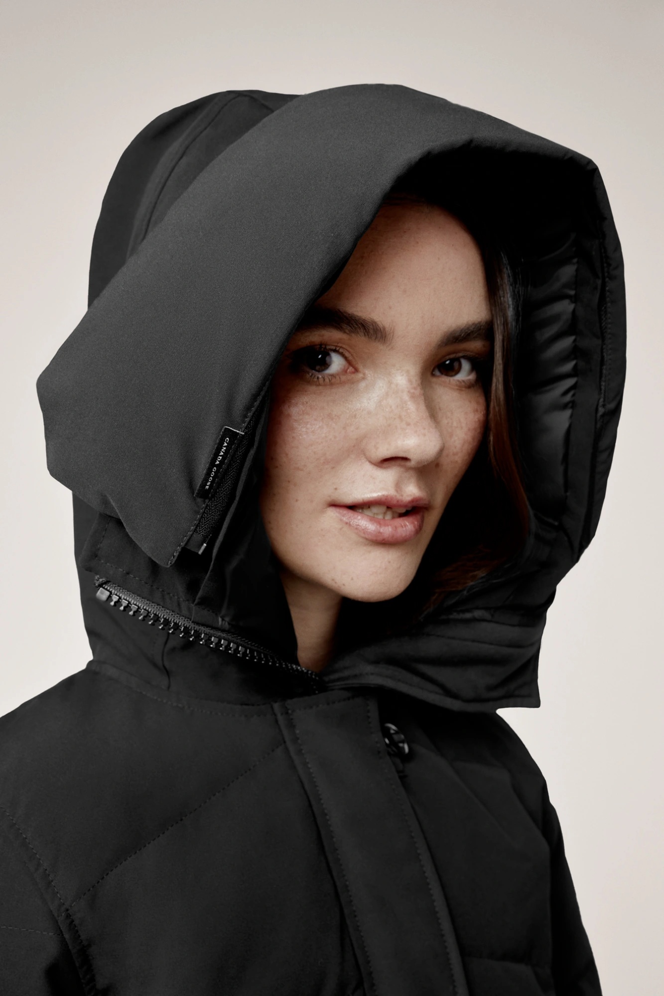 LORETTE PARKA WITH HOOD TRIM - 3