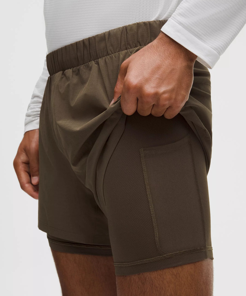 Mile Maker Ripstop Lined Short 4" 5