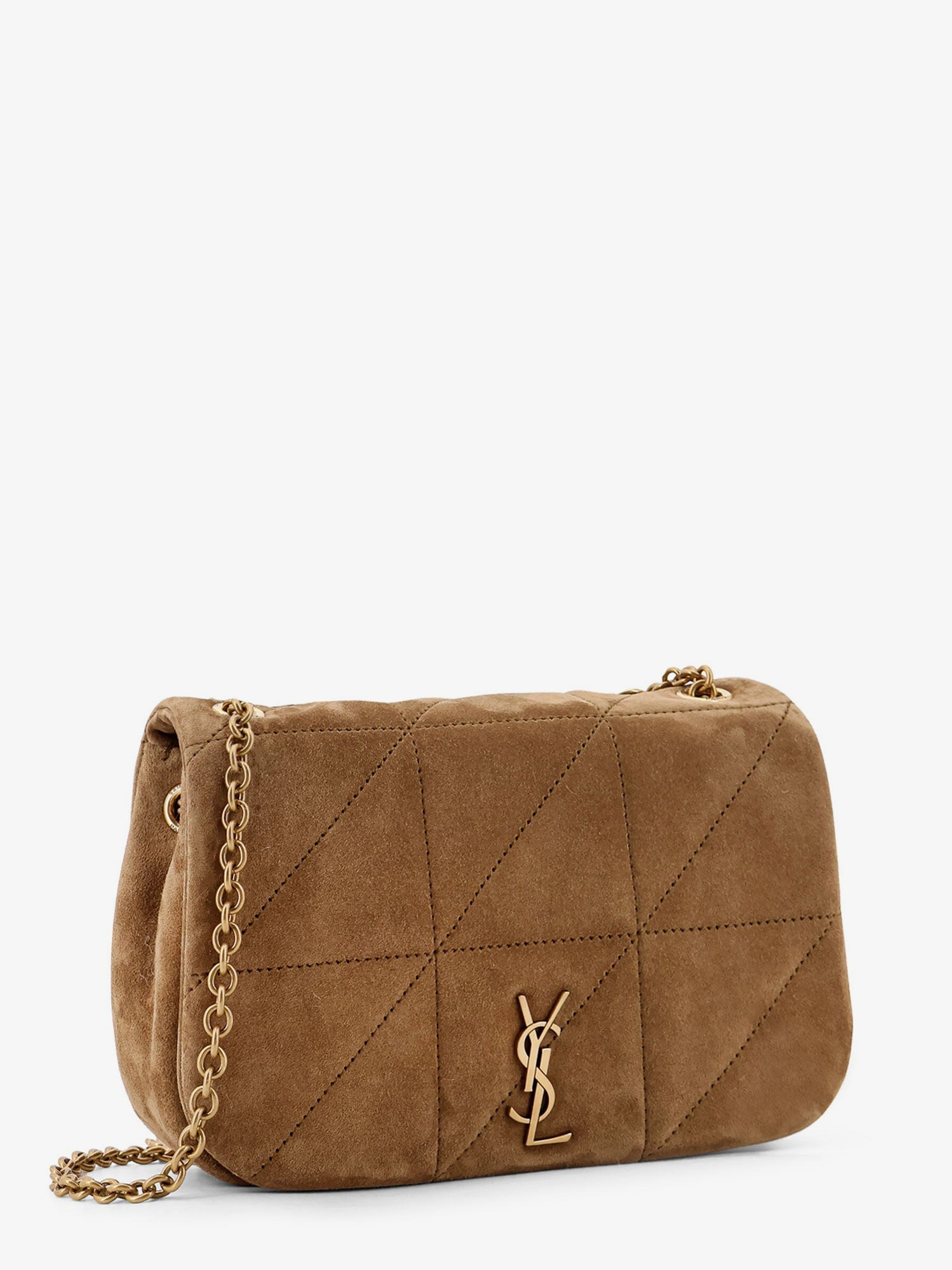 Saint Laurent Women Mini Jamie 4.3 Suede Shoulder Bag - 3