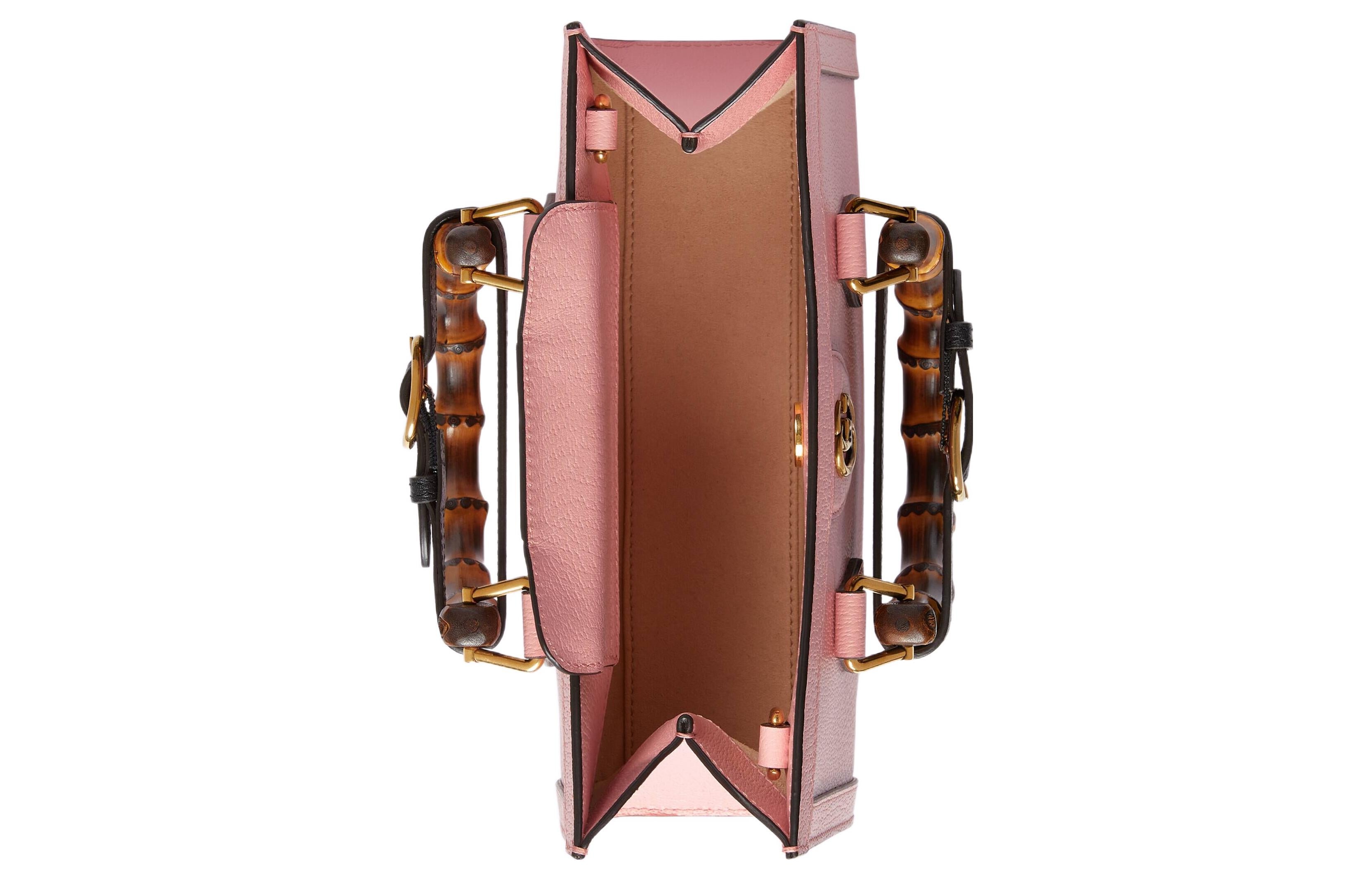 (WMNS) Gucci Diana Small Shoulder Bag 'Wilde Rose Black' 735153-DJ24T-5862 - 9