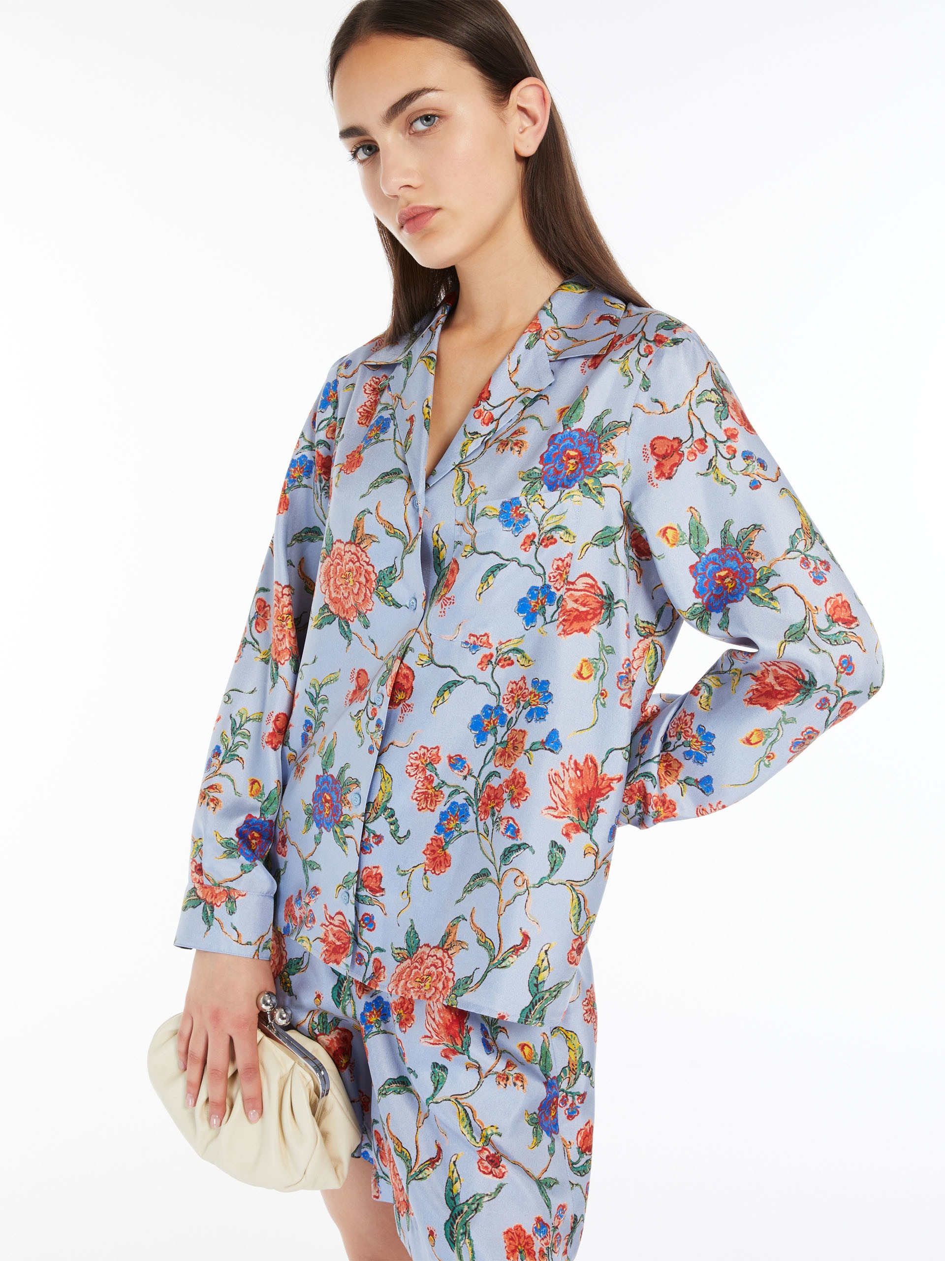 WEEKEND Max Mara ONCIA Silk twill shirt | REVERSIBLE