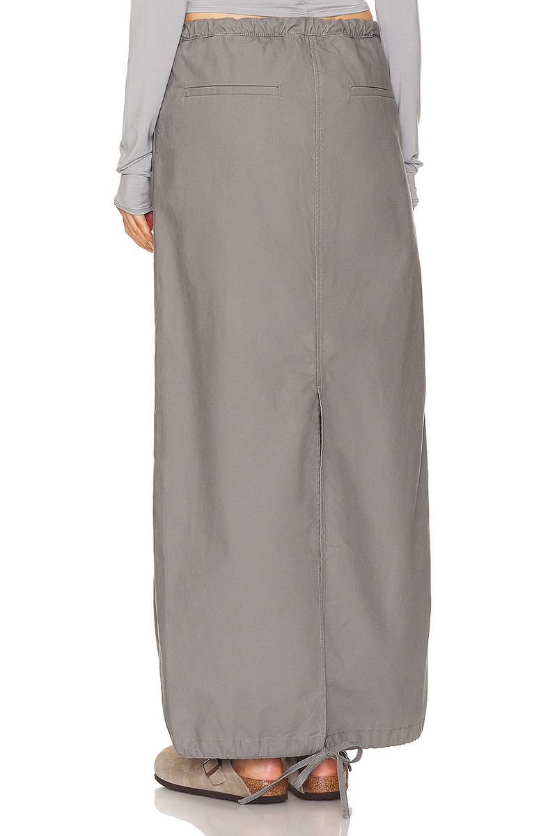 HELSA Workwear Drawcord Maxi Skirt outlook