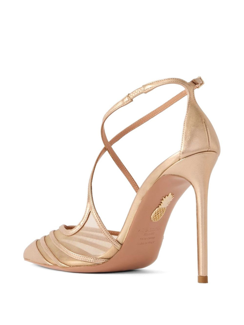 AQUAZZURA t-strap leather pumps outlook
