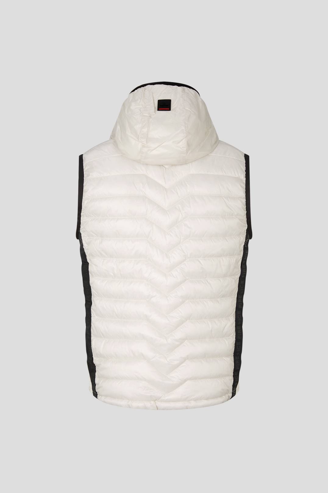CASAN QUILTED VEST IN OFF-WHITE - 7