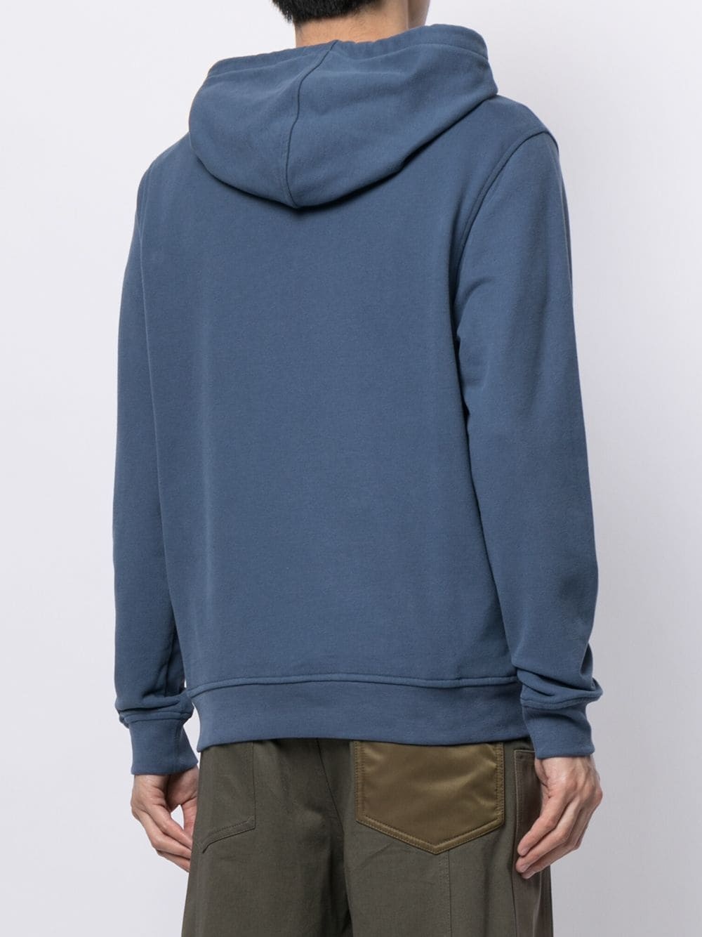 logo-embellished jersey hoodie - 4