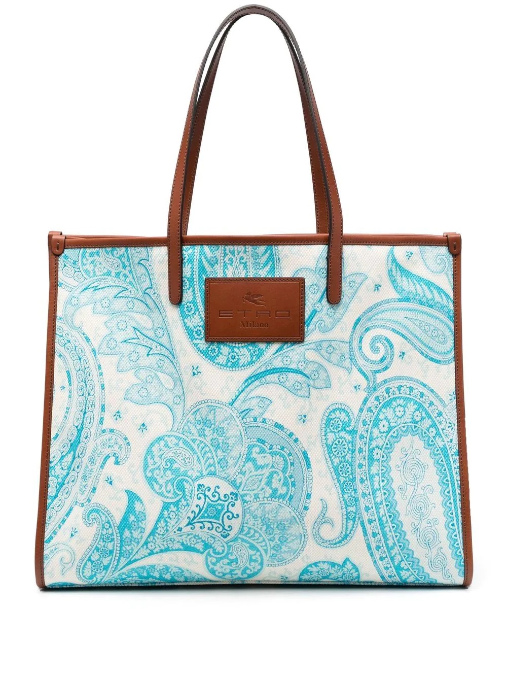 paisley-print tote bag - 1