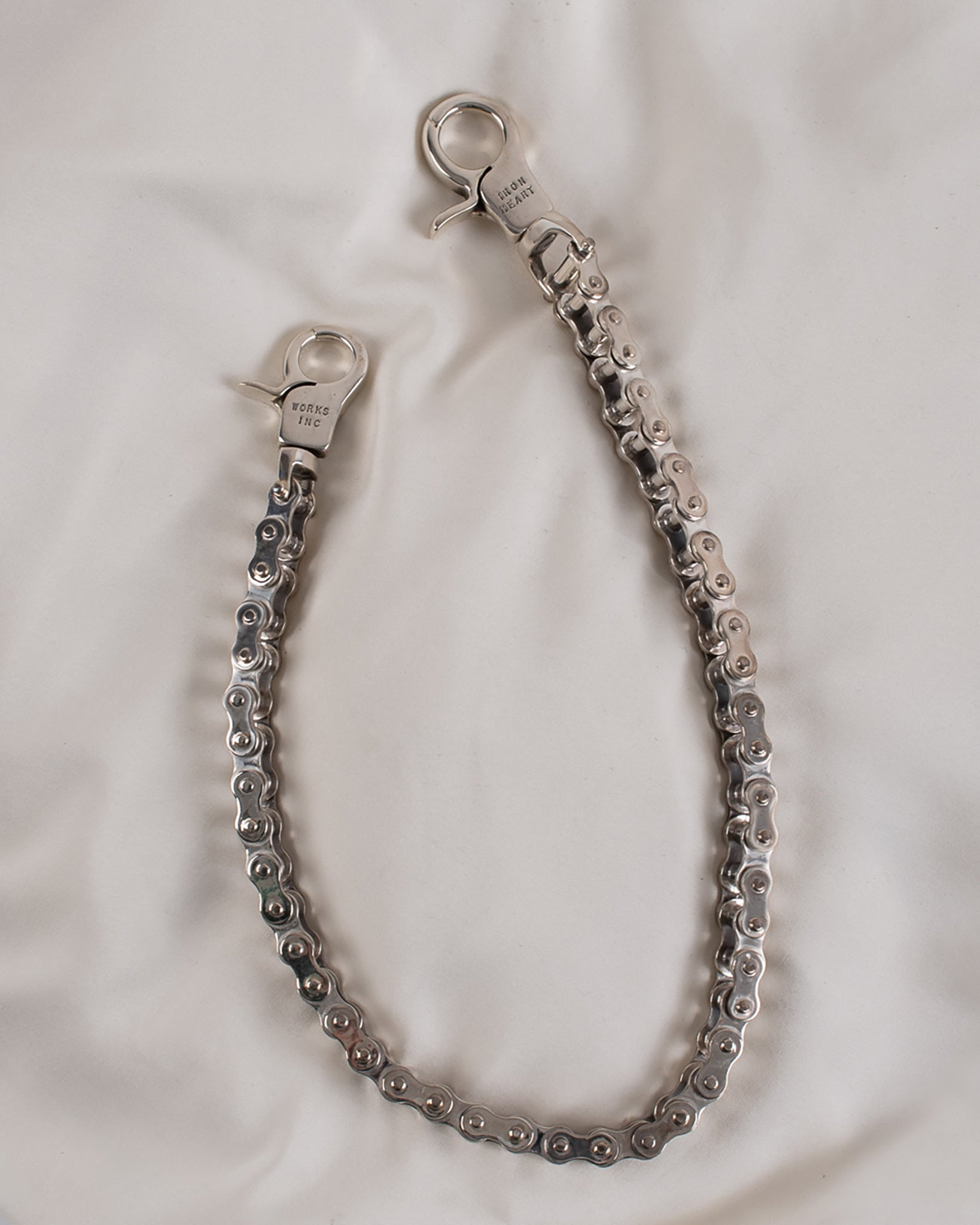 IHSI-01 "Motorcycle Chain" Wallet Chain - Sterling Silver - 3