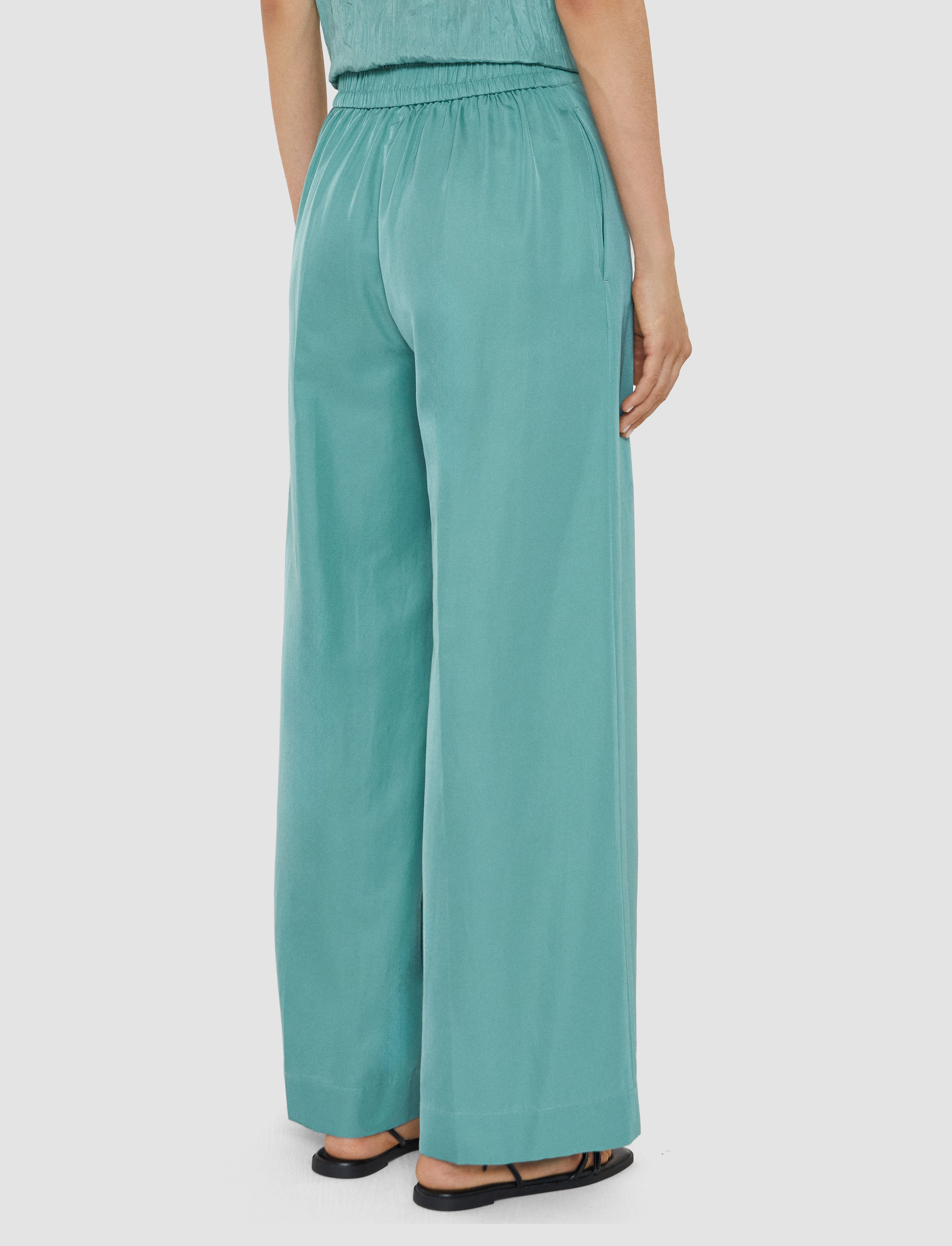Thurlow Soft Cotton Silk Trousers - 3