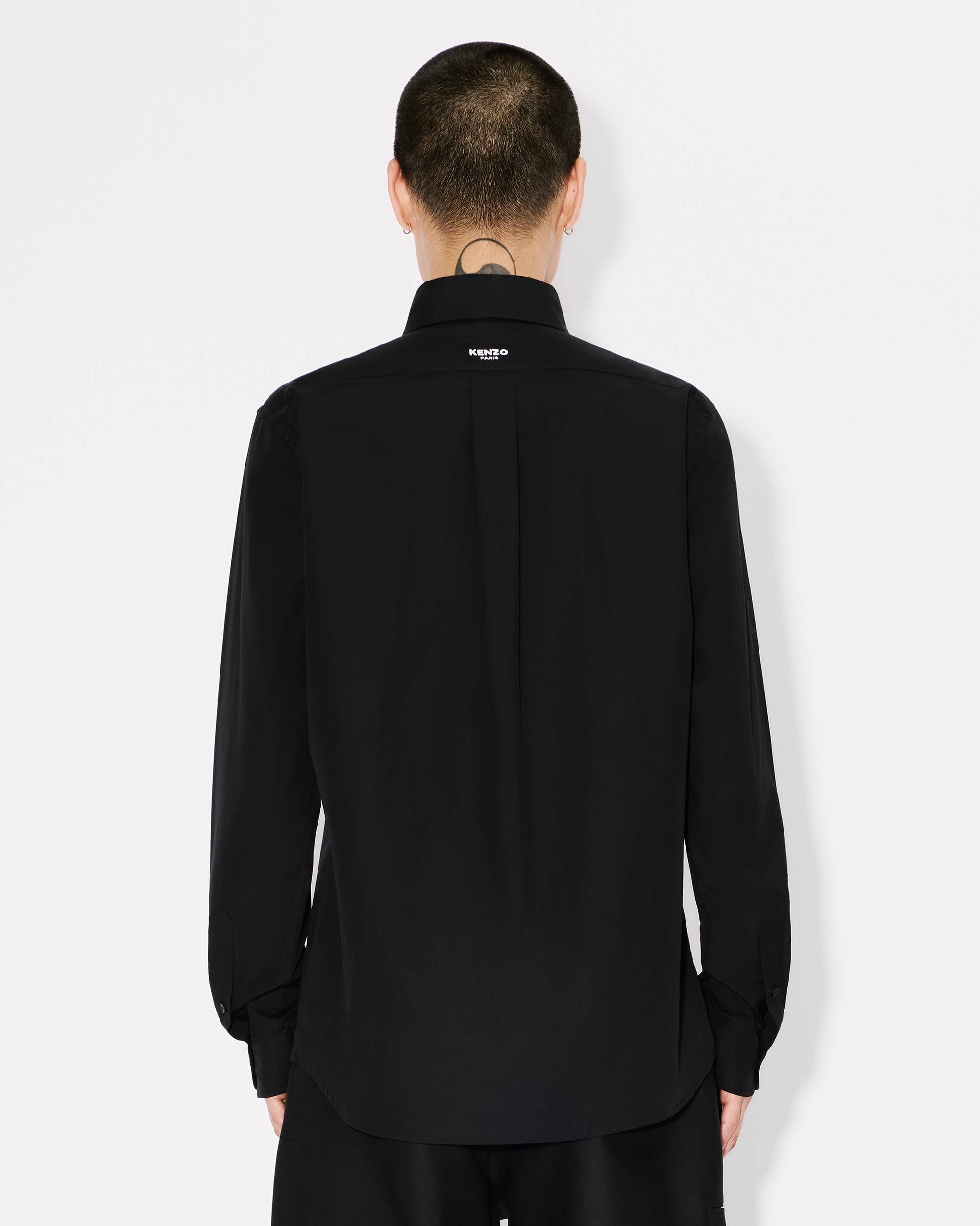 'KENZO Pop' casual embroidered poplin shirt - 4