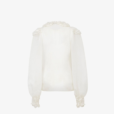 FENDI White silk shirt outlook