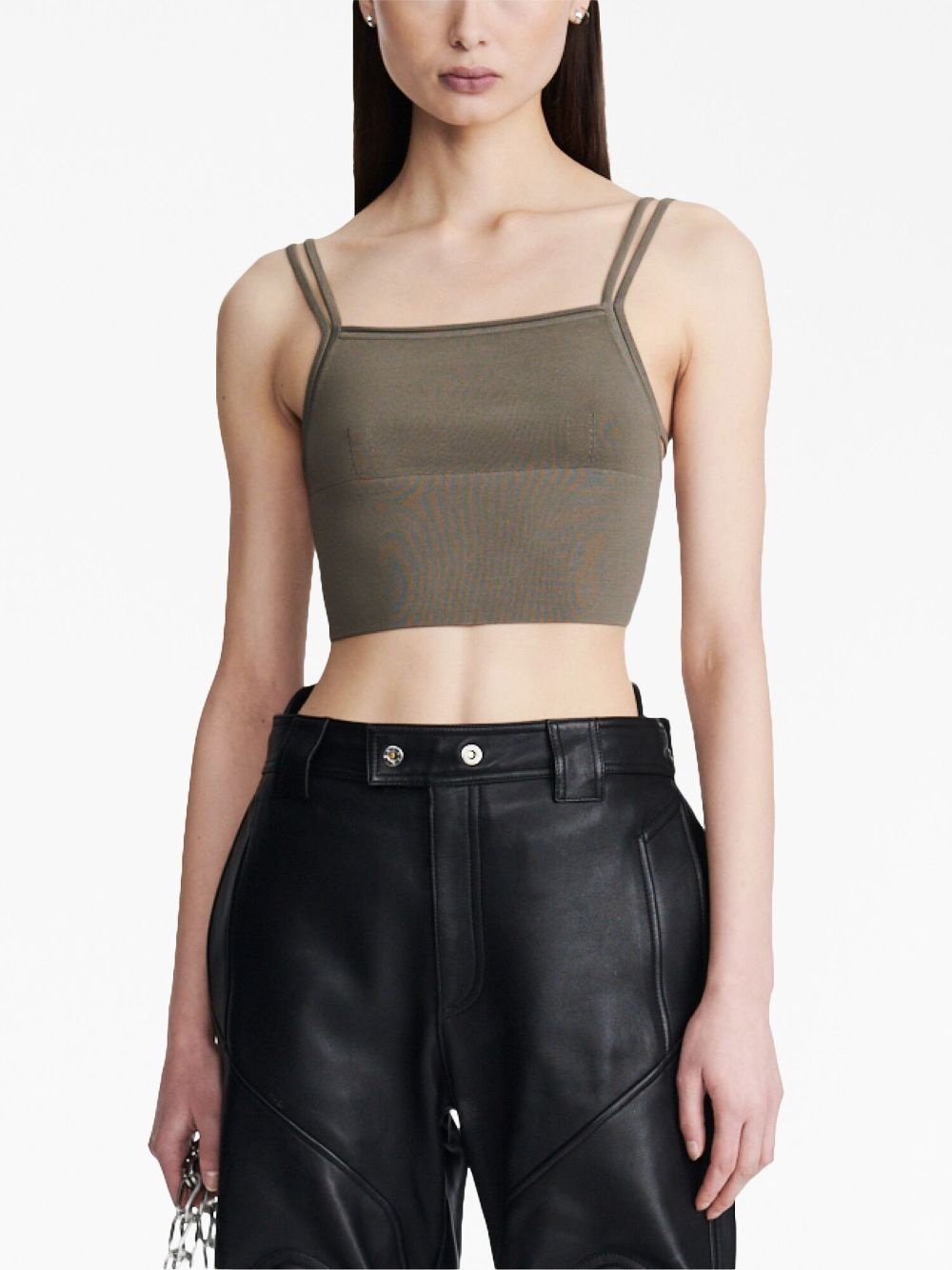 fine-knit crop top - 5