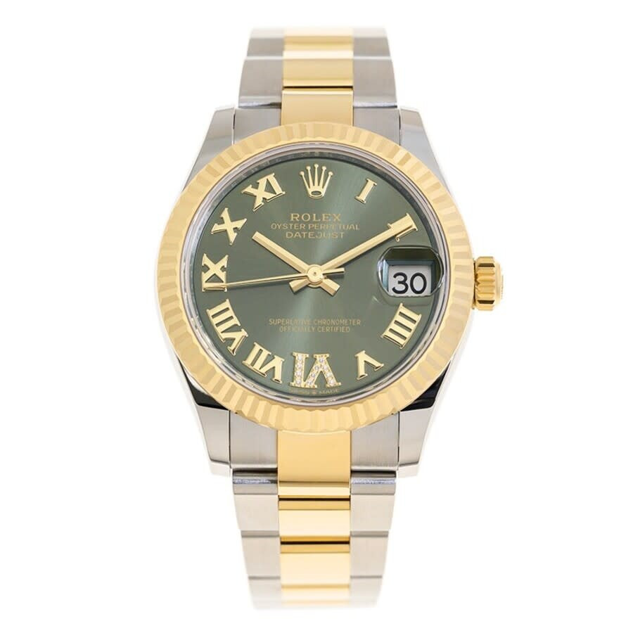 Rolex Datejust 31 Automatic Diamond Green Dial Ladies Watch 278273GNRO - 3