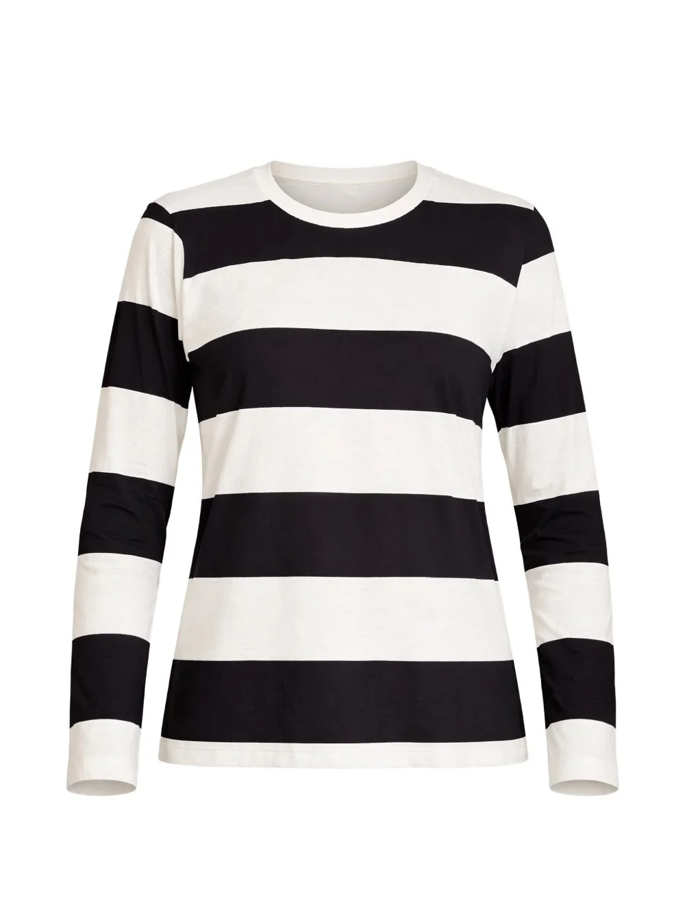striped long-sleeve top - 1