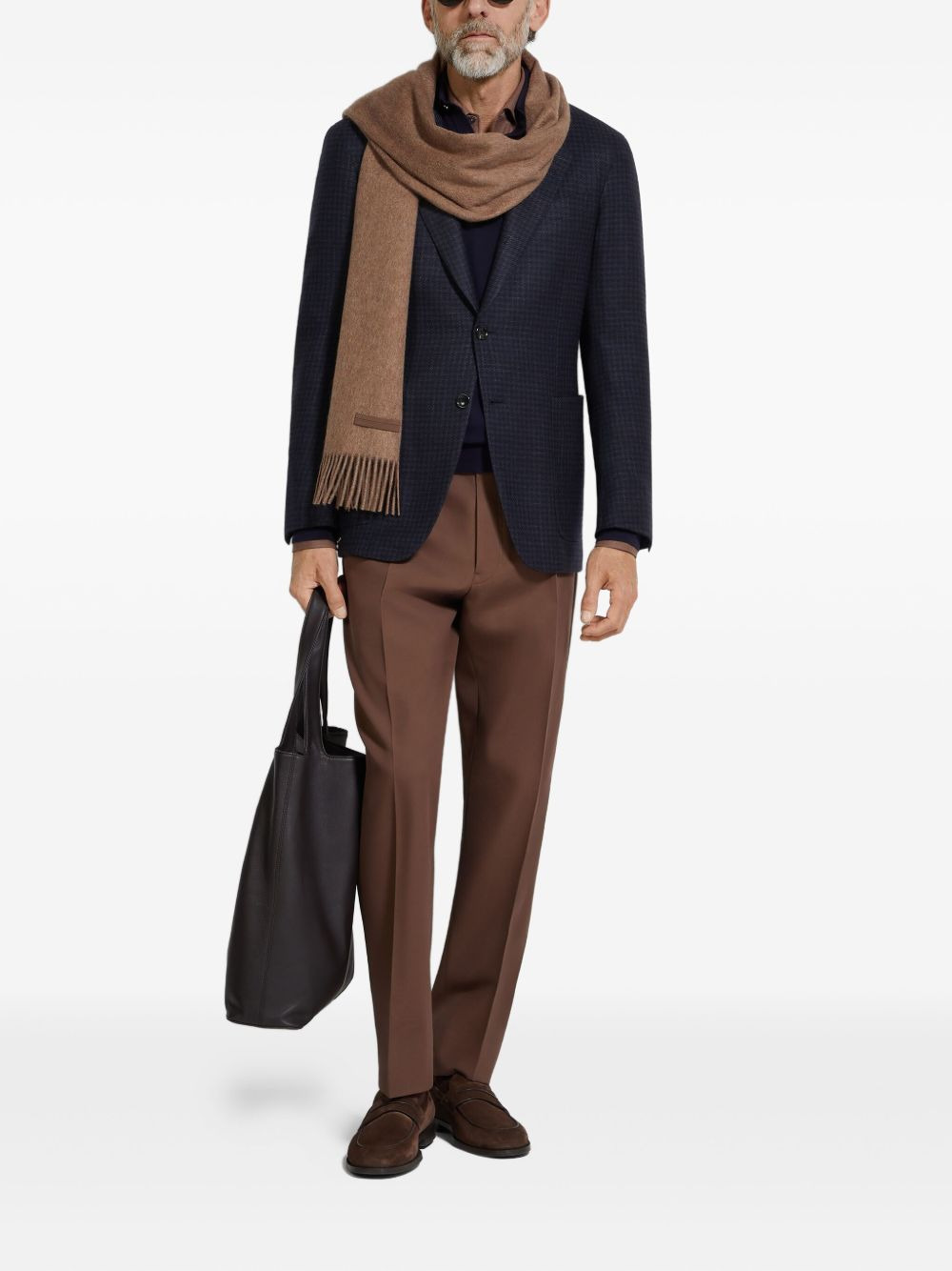 checked blazer - 2