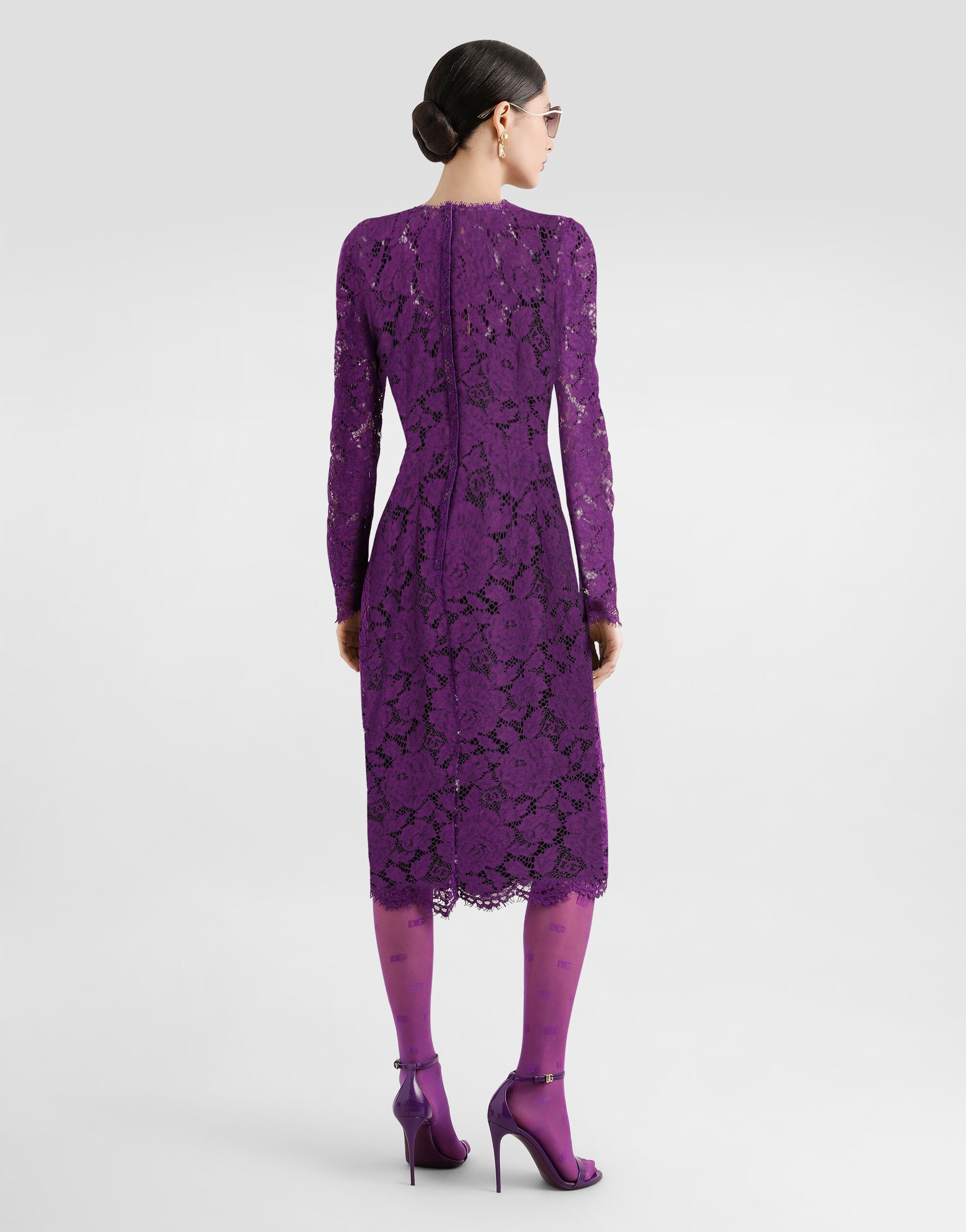 Cordonetto lace sheath dress - 3