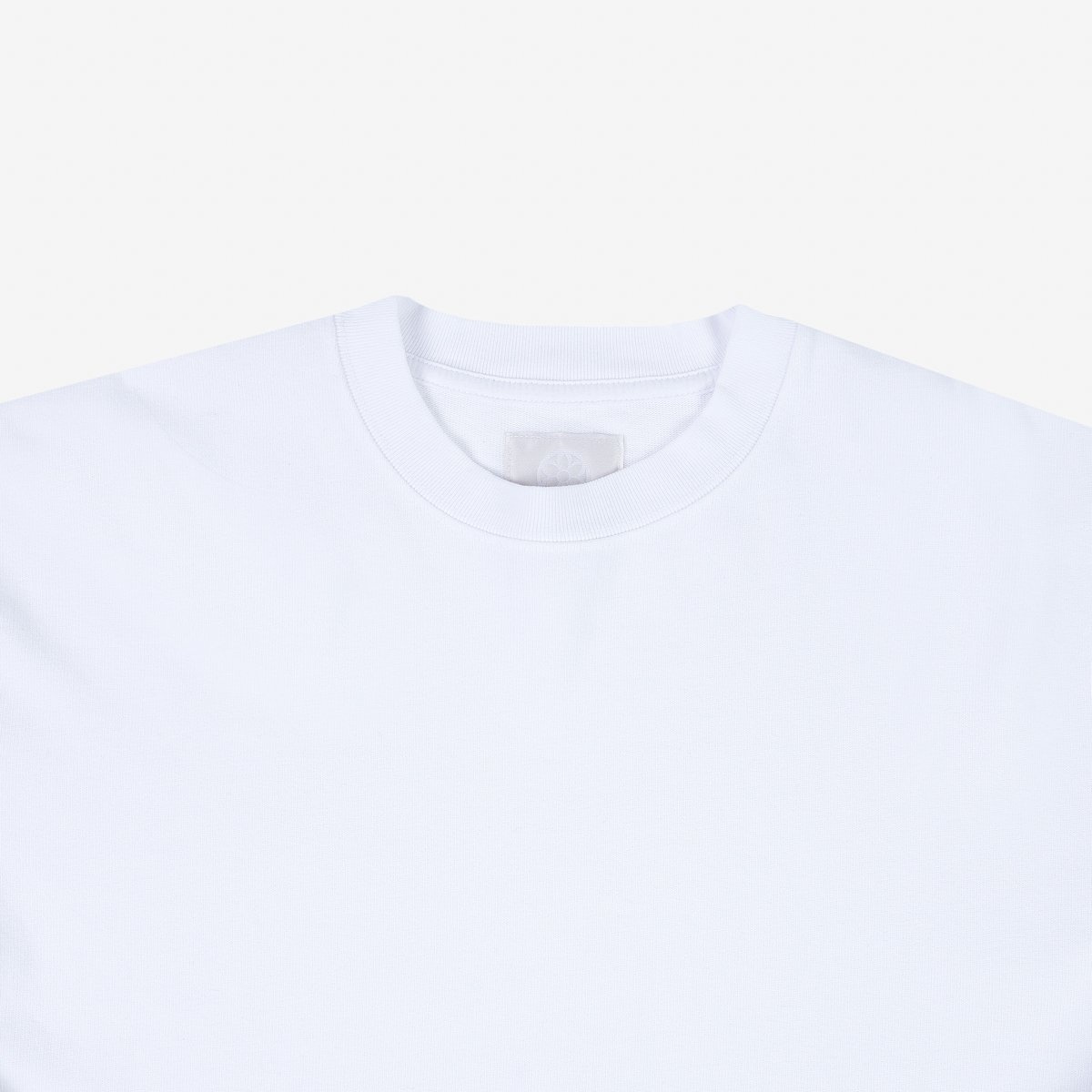 GA-LS-WHT GOOD ART HLYWD Heavyweight Long Sleeve Crew Neck T-Shirt - Optic White - 7