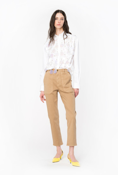 PINKO COTTON BULL CHINO-STYLE JEANS outlook